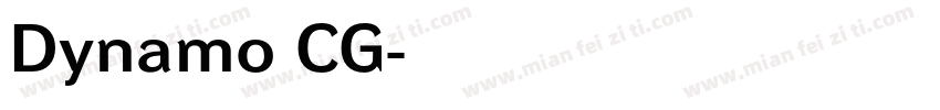 Dynamo CG字体转换